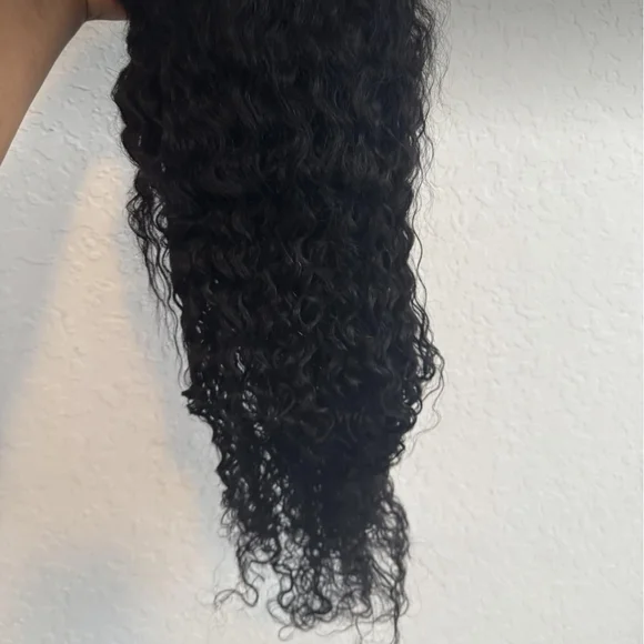 Elegant Black Curly Hair Wig - Picture 5 of 7
